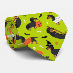 Gravata Dachshund Halloween