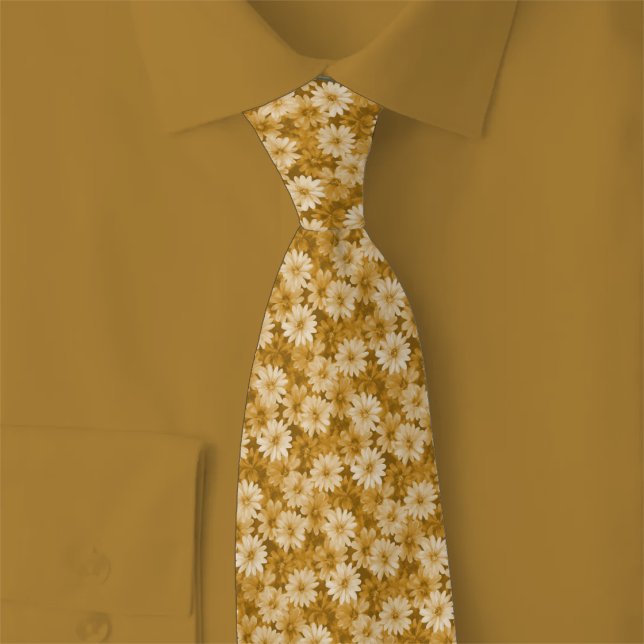 Gravata Daisies Caramelo (Criador carregado)