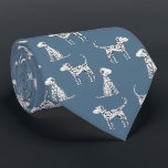 Gravata Dalmaciano Teal Green<br><div class="desc">Um padrão de cão Dalmaciano bonito avistou-o num fundo verde teal. Arte original de Nic Squirrell. Perfeito para amantes de os animais e veterinários.</div>