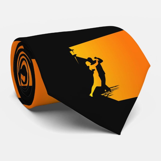 Gravata Dance Neck Tie (Rolled)