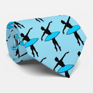 Gravata Dance Pai Blue Ballerina Balé Dançarina Professora