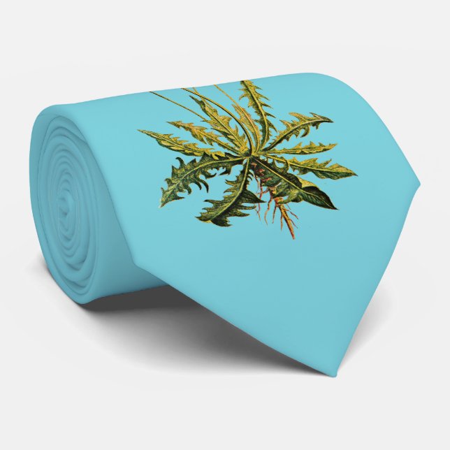 Gravata Dandelion On Blue (Rolled)