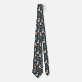 Gravata Dapper Dogs in Bow Ties and Top Hats Pattern