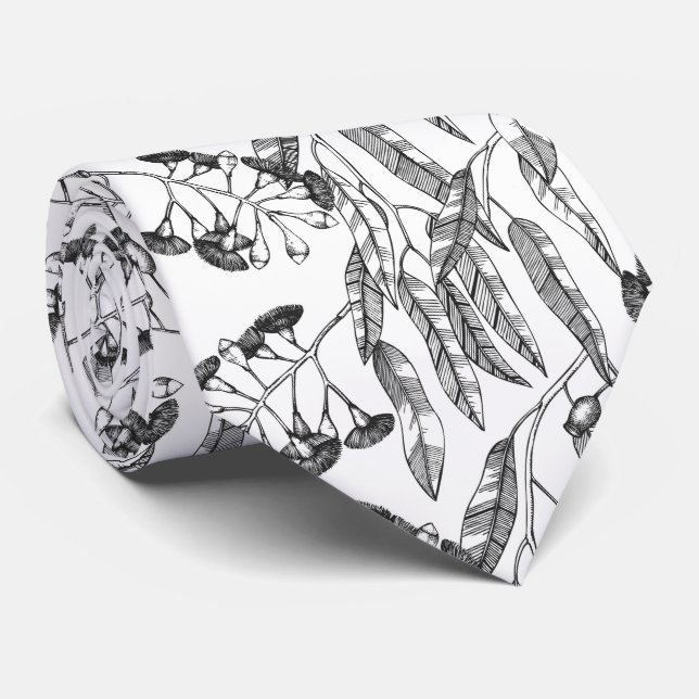 Gravata das frutas e das folhas | do eucalipto (Rolled)