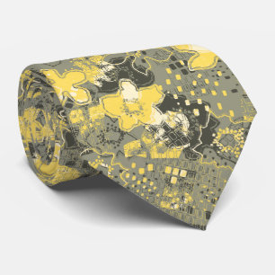 Gravata Daytrip Floral Vintage com dois lados