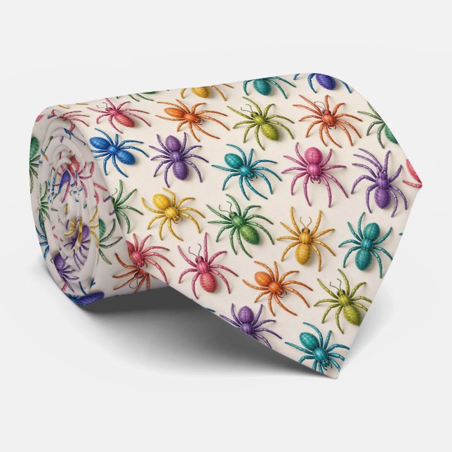 Gravata de Aranha Arco-Íris (Rolled)
