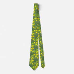 Gravata de árvore de limão artística para homens