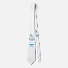 Gravata de boneco de neve