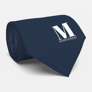 Gravata de Cama de Casamento Monograma + Nome