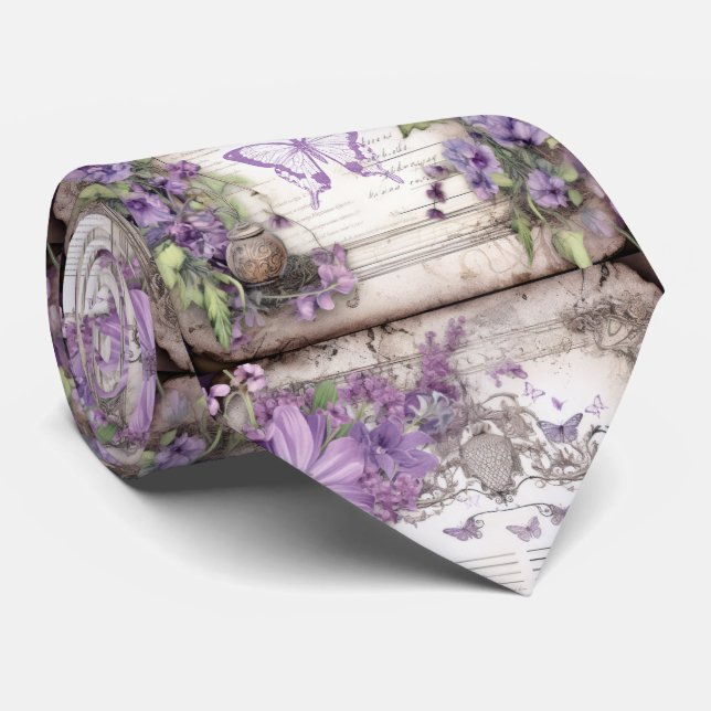 Gravata de Cavalheiro | Gravata Floral para Casame (Rolled)