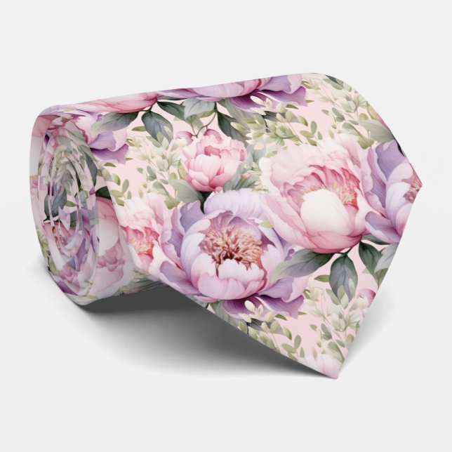 Gravata de Cavalheiro | Gravata Floral para Casame (Rolled)
