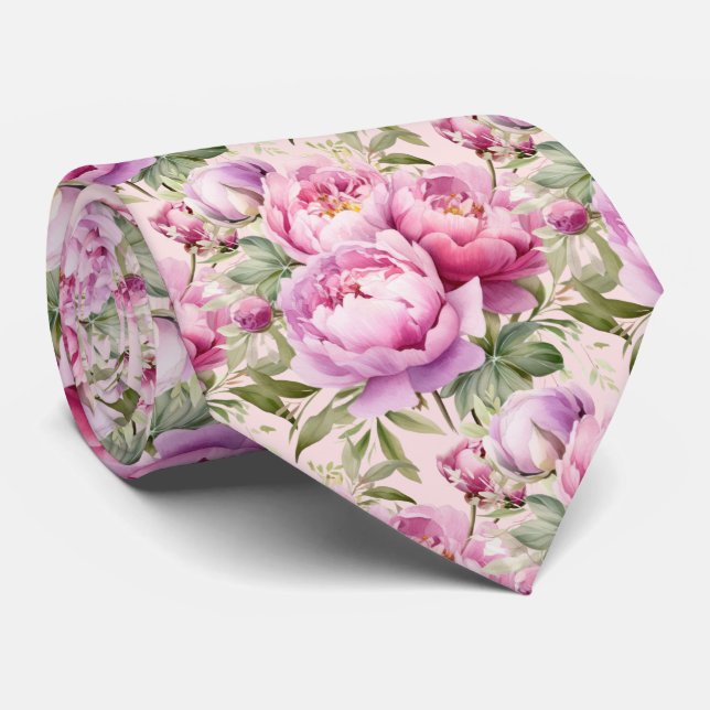 Gravata de Cavalheiro | Gravata Floral para Casame (Rolled)