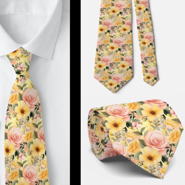 Gravata de Cavalheiro | Gravata Floral para Casame (Criador carregado)