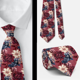 Gravata de Cavalheiro | Gravata Floral para Casame