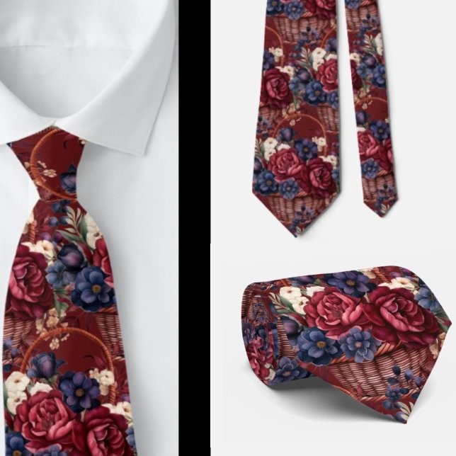 Gravata de Cavalheiro | Gravata Floral para Casame (Criador carregado)