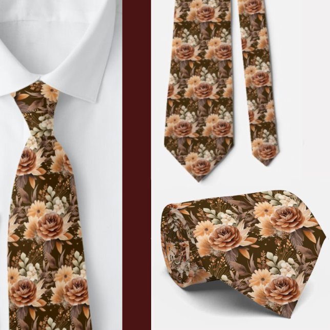 Gravata de Cavalheiro | Gravata Floral para Casame (Criador carregado)
