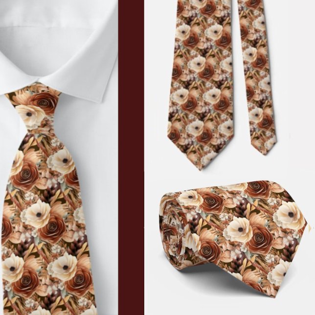 Gravata de Cavalheiro | Gravata Floral para Casame (Criador carregado)