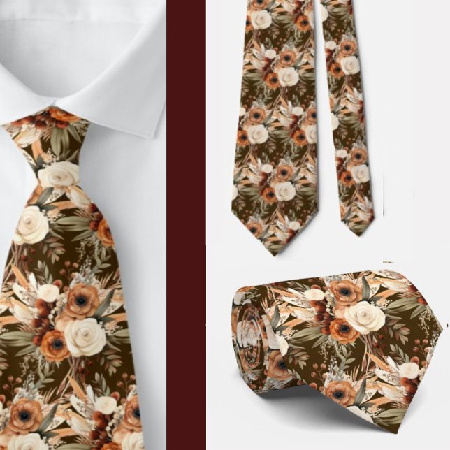 Gravata de Cavalheiro | Gravata Floral para Casame (Criador carregado)