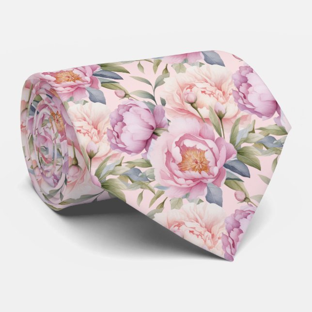 Gravata de Cavalheiro | Gravata Floral para Casame (Rolled)