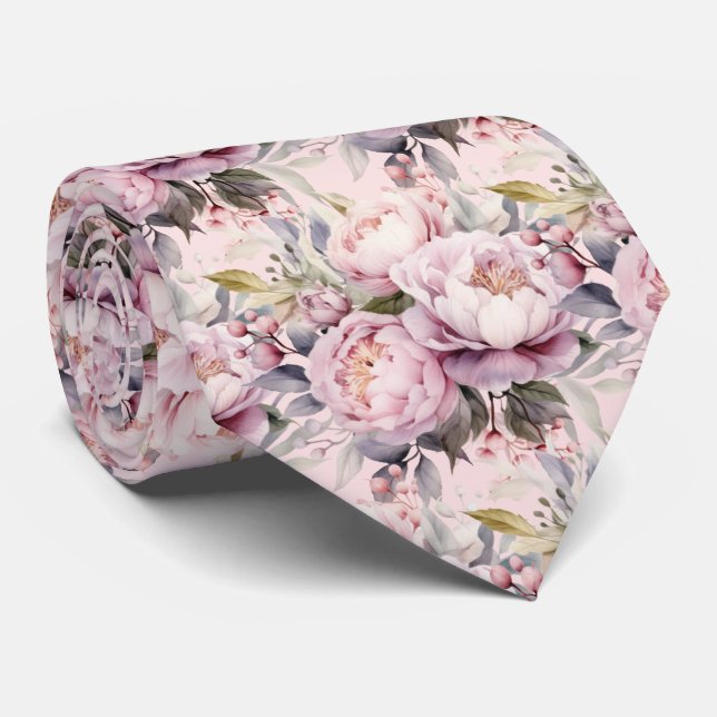 Gravata de Cavalheiro | Gravata Floral para Casame (Rolled)