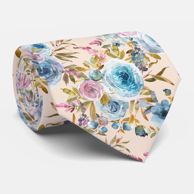 Gravata de Cavalheiro | Gravata Floral para Casame (Rolled)