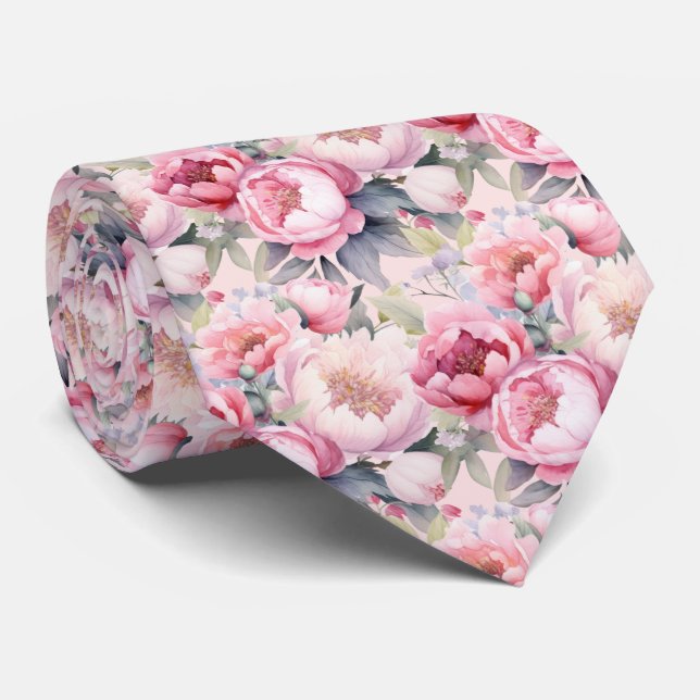 Gravata de Cavalheiro | Gravata Floral para Casame (Rolled)
