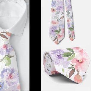 Gravata de Cavalheiro Necktie Floral para Casame