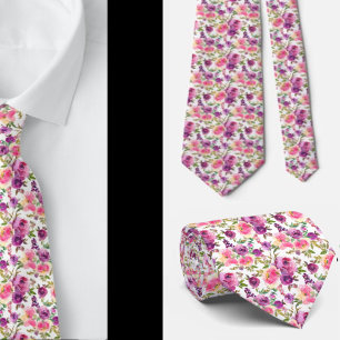 Gravata de Cavalheiro   Necktie Floral para Casame