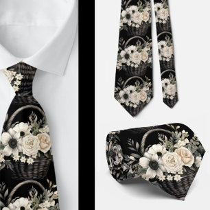 Gravata de Cavalheiro Necktie Floral para Casame