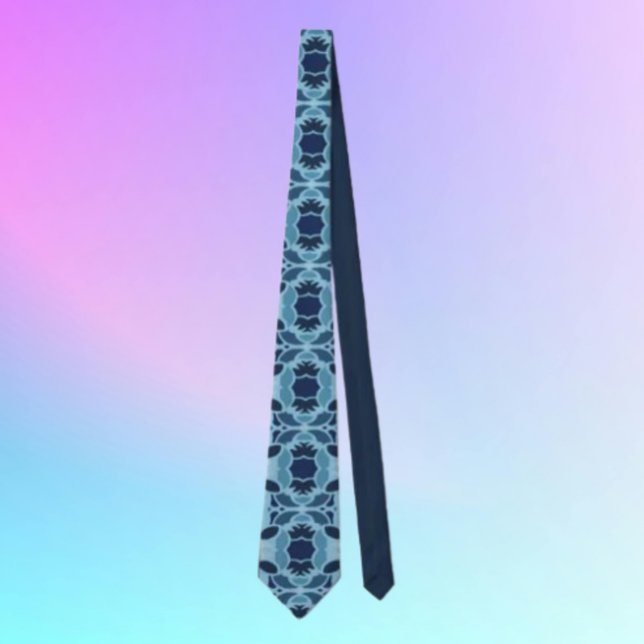 Gravata de colarinho com colagem Azul Divertido (Criador carregado)