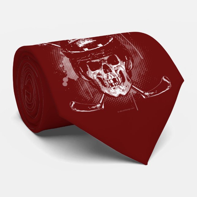 Gravata de crânio de hóquei (Rolled)