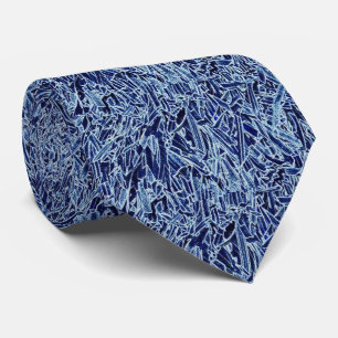 Gravata de Design do Pescoço Azul Denim