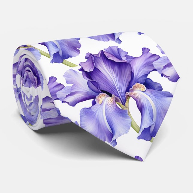 Gravata de Floral Elegante para Casamento e Ocasiõ (Rolled)