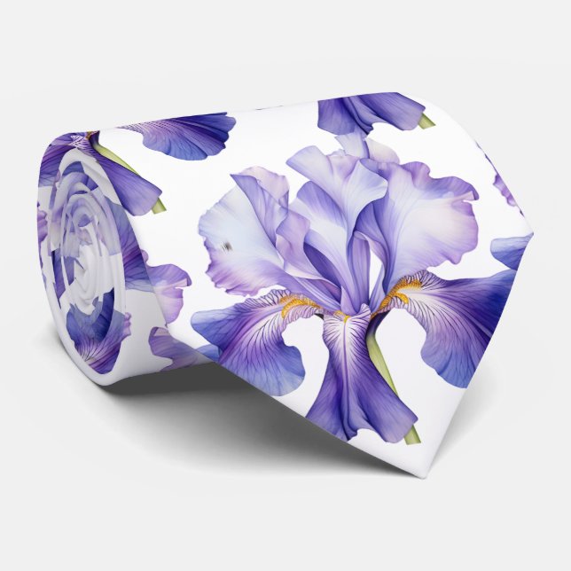 Gravata de Floral Elegante para Casamento e Ocasiõ (Rolled)