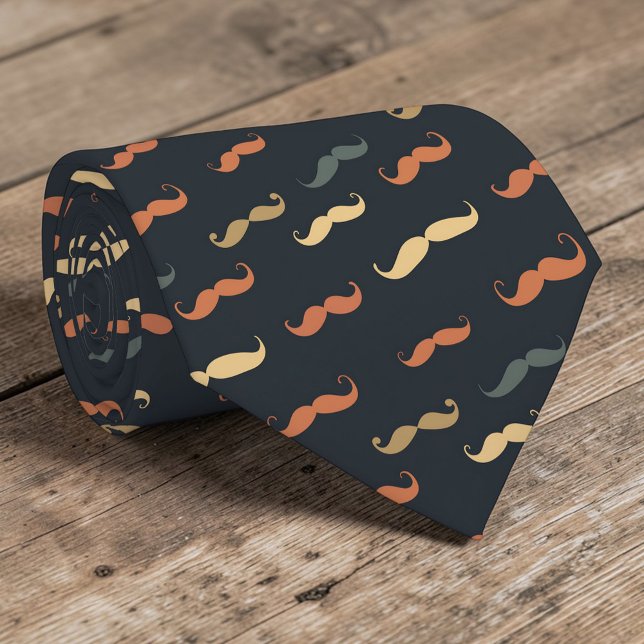 Gravata de Lacinho com Estampa de Bigode (Criador carregado)
