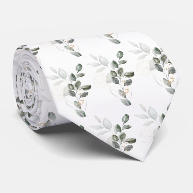 Gravata de laço de casamento folhosa (Rolled)