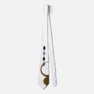 gravata de mancha de café