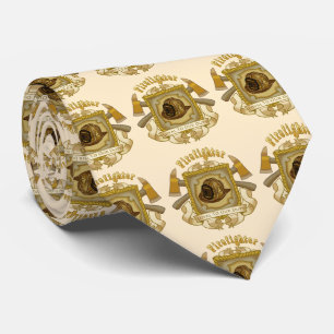 Gravata de marfim Loyal Shield