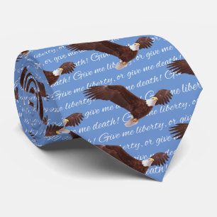 Gravata Dê-me a liberdade ou dê-me a morte Eagle