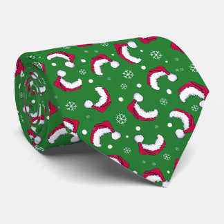 Gravata de Natal com Chapéu de Papai Noel