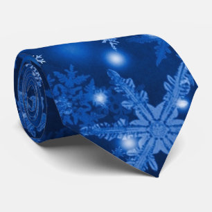 Gravata de Natal/Flocos de neve
