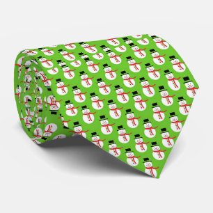 Gravata de Natal/Snowmen