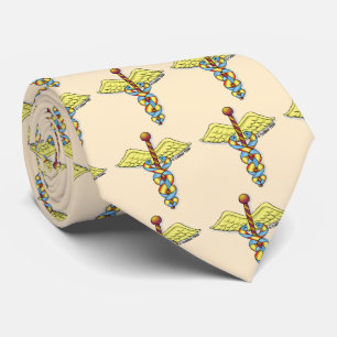 Gravata de nome personalizado de Caduceus