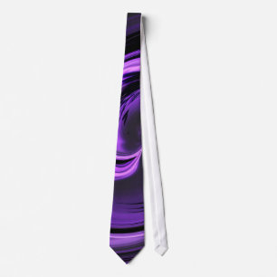 Gravata de Onda de Roxo