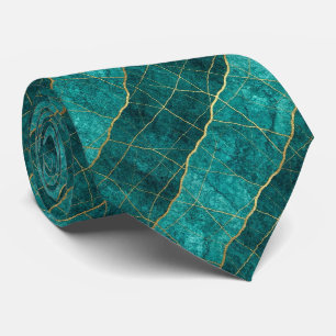Gravata de Pedra Luxo Mármore Turquesa, Azul Tea