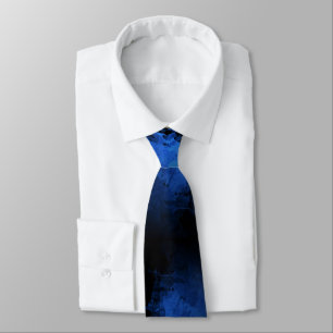 Gravata de Pescoço Azul Fino