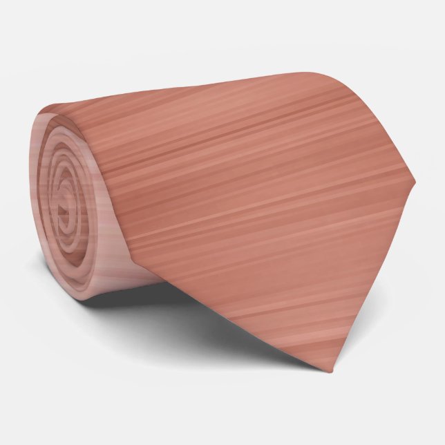 Gravata de pescoço cor de rosa dourado (Rolled)
