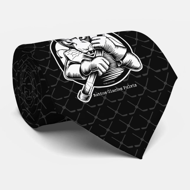 Gravata de Pescoço de Rato de Hockey (Rolled)