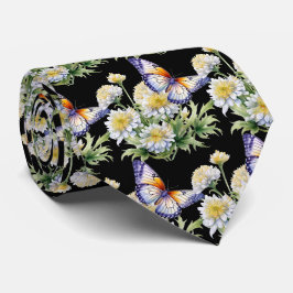 Gravata de Pescoço Elegante do Jardim de Borboleta