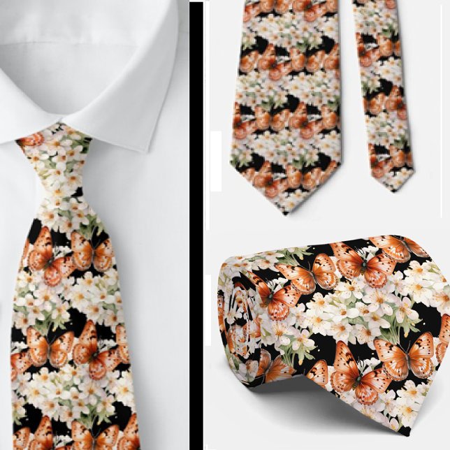 Gravata de Pescoço Elegante do Jardim de Borboleta (Criador carregado)